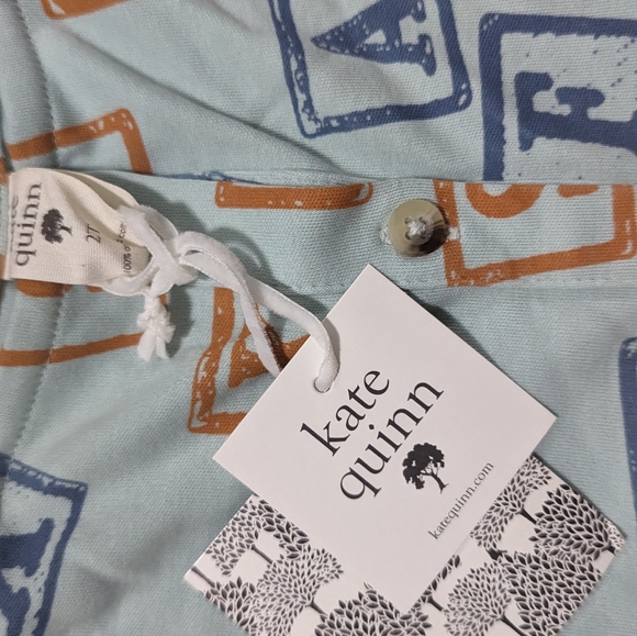 Kate Quinn Alphabet dress size 2T light blu - Picture 3 of 5